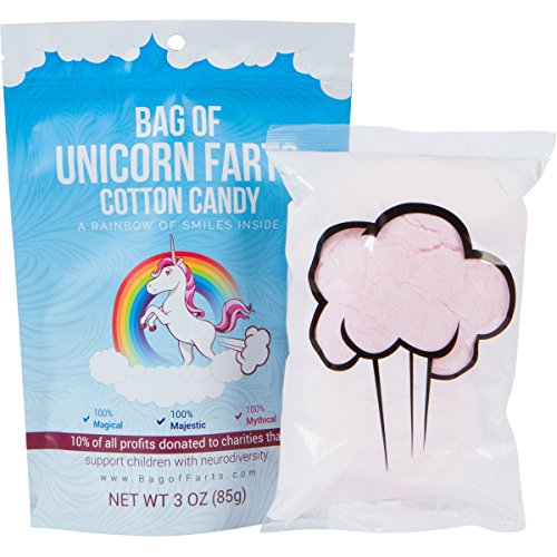 Bag of Unicorn Farts (Cotton Candy) Funny Unique Gag Gift for Friends, Mom, Dad, Birthday Girl, Boy