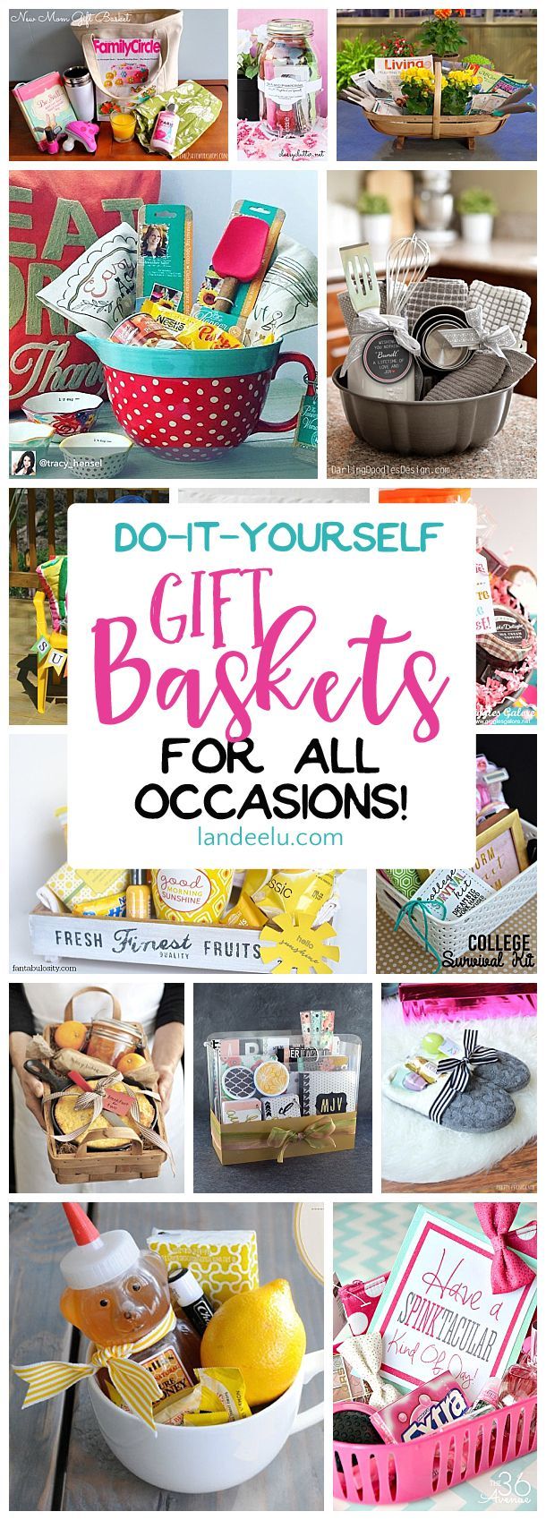 Do it Yourself Gift Basket Ideas for All Occasions – landeelu.com