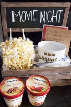 DIY Date Night Ideas – Movie Night Date Crate – Creative Ways to Go On Inexpensi…